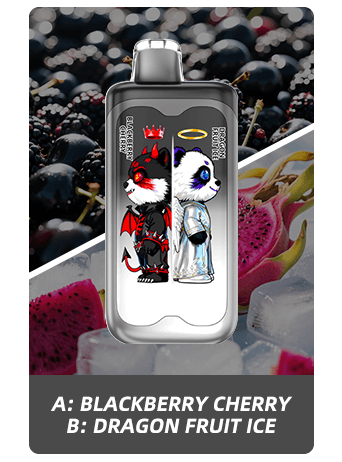 Merry Mi Panda Twins 40000 Puffs 2 az 1-ben Eldobható Vape – Két Íz Egy Készülékben - BilligVape