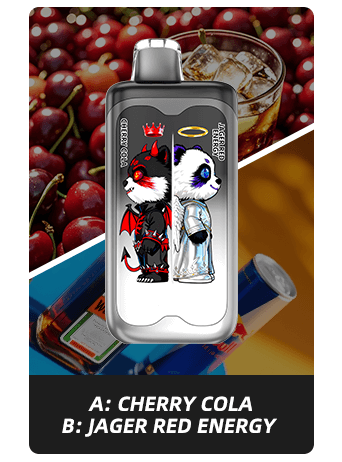 Merry Mi Panda Twins 40000 Puffs 2 az 1-ben Eldobható Vape – Két Íz Egy Készülékben - BilligVape