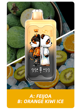 Merry Mi Panda Twins 40000 Puffs 2 az 1-ben Eldobható Vape – Két Íz Egy Készülékben - BilligVape