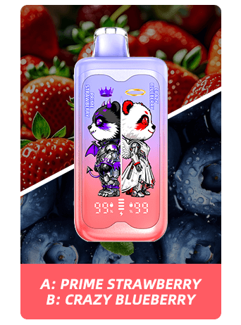 Merry Mi Panda Twins 40000 Puffs 2 az 1-ben Eldobható Vape – Két Íz Egy Készülékben - BilligVape