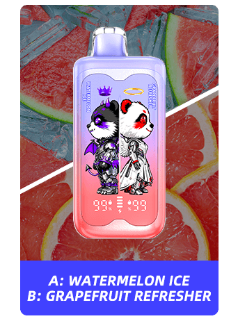 Merry Mi Panda Twins 40000 Puffs 2 az 1-ben Eldobható Vape – Két Íz Egy Készülékben - BilligVape