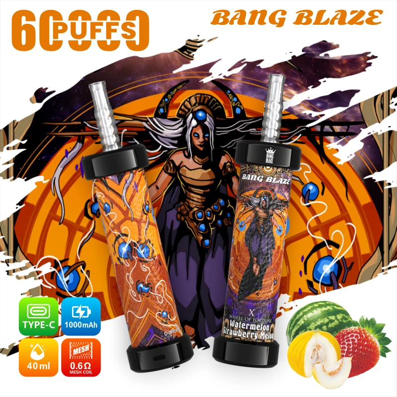 Bang Blaze 60K Shisha | 60,000 Slukk és kristálytiszta egyszer használatos vape - BilligVape